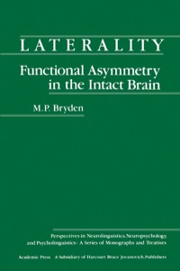 Imagen de portada: Laterality Functional Asymmetry in the Intact Brain 1st edition 9780121381806