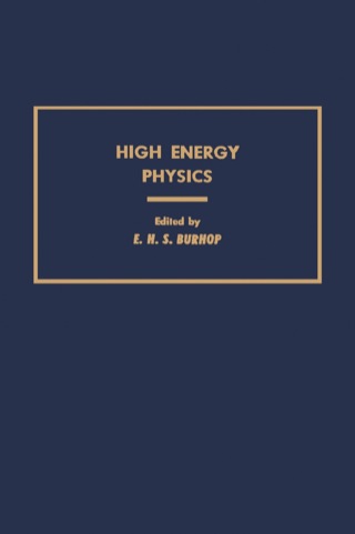 صورة الغلاف: High Energy Physics 9780121443054