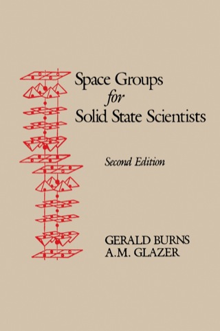 Cover image: Space Groups for Solid State Scientists 2nd edition 9780121457617