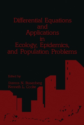 Imagen de portada: Differential Equations and Applications in Ecology, Epidemics, and Population Problems 1st edition 9780121483609
