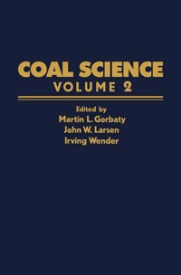 Cover image: Coal Science: Volume 2 9780121507022