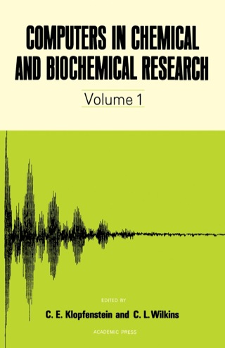 Cover image: Computers in Chemical and Biochemical Research V1 9780121513016