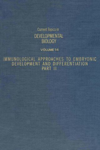 Cover image: CURRENT TOPICS DEVELOPMENTAL BIOLOGY V14 9780121531140