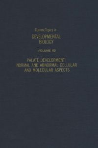 Cover image: CURRENT TOPICS DEVELOPMENTAL BIOLOGY V19 9780121531195