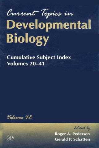 Cover image: Cumulative Subject Index 9780121531423