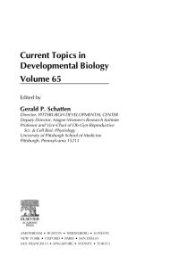 Imagen de portada: Current Topics in Developmental Biology 9780121531652