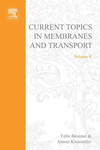 Cover image: CURR TOPICS IN MEMBRANES & TRANSPORT V9 9780121533090