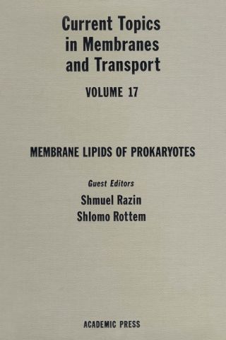 Cover image: CURR TOPICS IN MEMBRANES & TRANSPORT V17 9780121533175