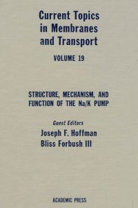 Cover image: CURR TOPICS IN MEMBRANES & TRANSPORT V19 9780121533199