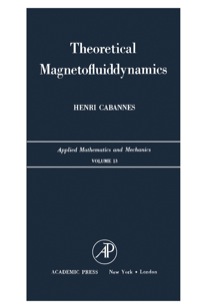 Titelbild: Theoretical Magnetofluiddynamics 9780121537500
