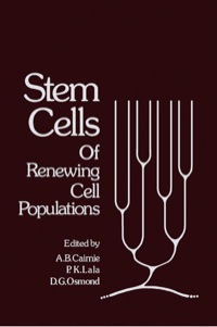 Cover image: Stem Cells of Renewing Cell Population 1st edition 9780121550509