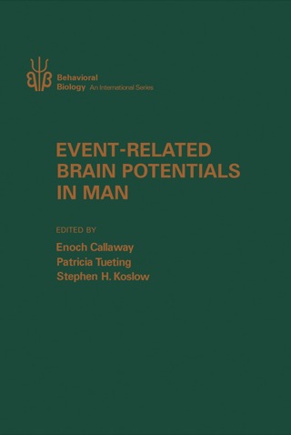 Cover image: Event-Related Brain Potentials in Man 1st edition 9780121551506