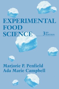 Cover image: Experimental Food Science 3rd edition 9780121579203