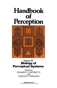 صورة الغلاف: Biology of Perceptual Systems 9780121619039