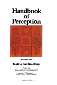 Imagen de portada: HANDBOOK OF PERCEPTION VOL 6A 1st edition 9780121619060