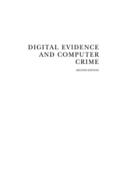Cover image: Digital Evidence and Computer Crime 2nd edition 9780121631048