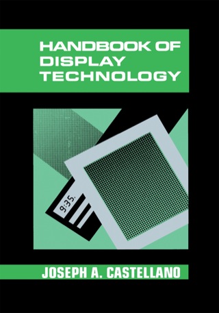 Omslagafbeelding: Handbook of Display Technology 9780121634209