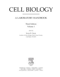 صورة الغلاف: Cell Biology, Four-Volume Set: A Laboratory Handbook 3rd edition 9780121647308
