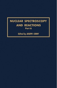 Cover image: Nuclear Spectroscopy and Reactions 40-A 9780121652012