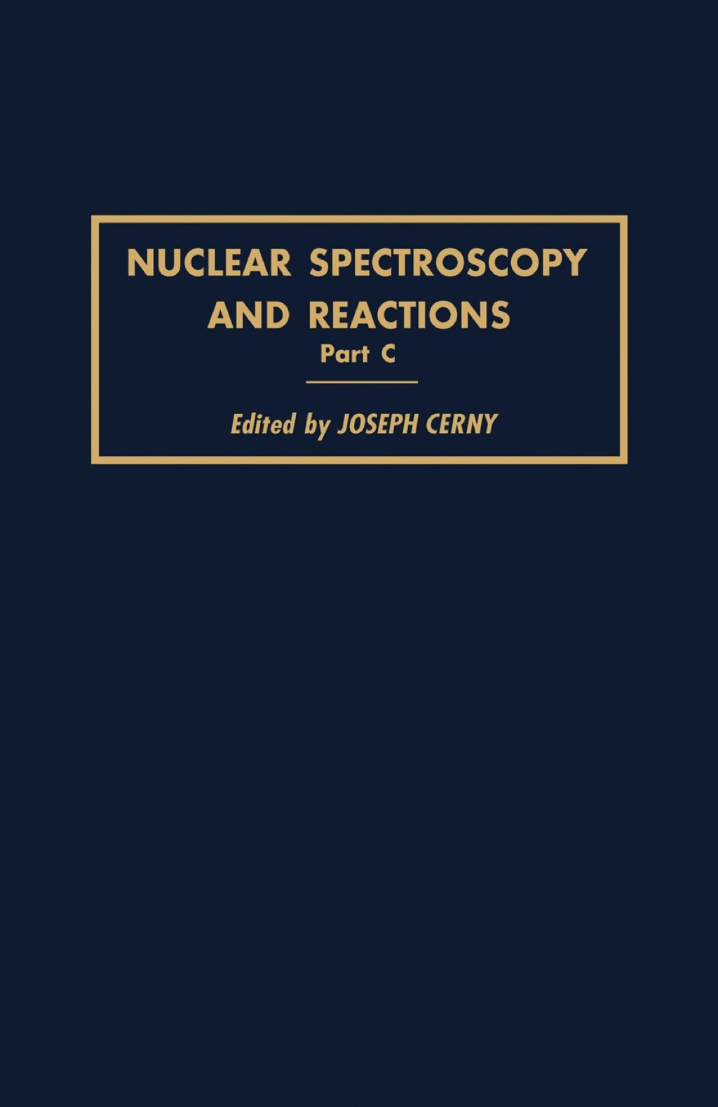 Nuclear Spectroscopy and Reactions 40-C