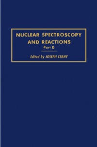 Omslagafbeelding: Nuclear Spectroscopy and Reactions 40-D 1st edition 9780121652043