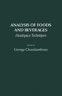 Omslagafbeelding: Analysis of foods and beverages: Headspace techniques 1st edition 9780121690502