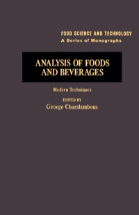Cover image: Analysis of Foods and Beverages: Modern Techniques 1st edition 9780121691608