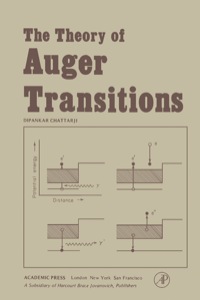 Omslagafbeelding: The Theory of Auger Transitions 9780121698508