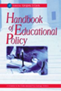 Omslagafbeelding: Handbook of Educational Policy 9780121746988
