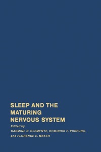 Cover image: Sleep and The Maturing Nervous System 9780121762506