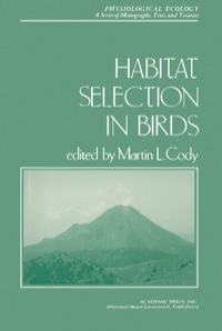 Imagen de portada: Habitat Selection in Birds 1st edition 9780121780807