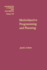 Imagen de portada: Multiobjective programming and planning 9780121783501