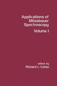 表紙画像: Applications of Mossbauer Spectroscopy 9780121784010