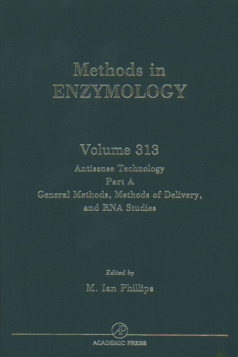 Antisense Technology, Part A, General Methods, Methods of Delivery, and RNA Studies - FULL INSTANT DOWNLOAD | PDF DOCX EPUB