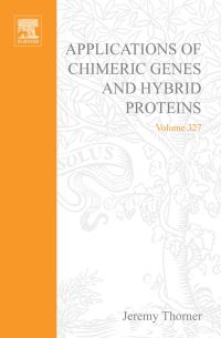 Imagen de portada: Applications of Chimeric Genes and Hybrid Proteins, Part B: Cell Biology and Physiology: Cell Biology and Physiology 9780121822286