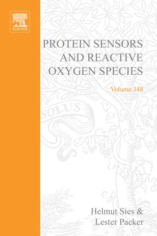 Imagen de portada: Protein Sensors and Reactive Oxygen Species, Part B: Thiol Enzymes and Proteins: Thiol Enzymes and Proteins 9780121822514