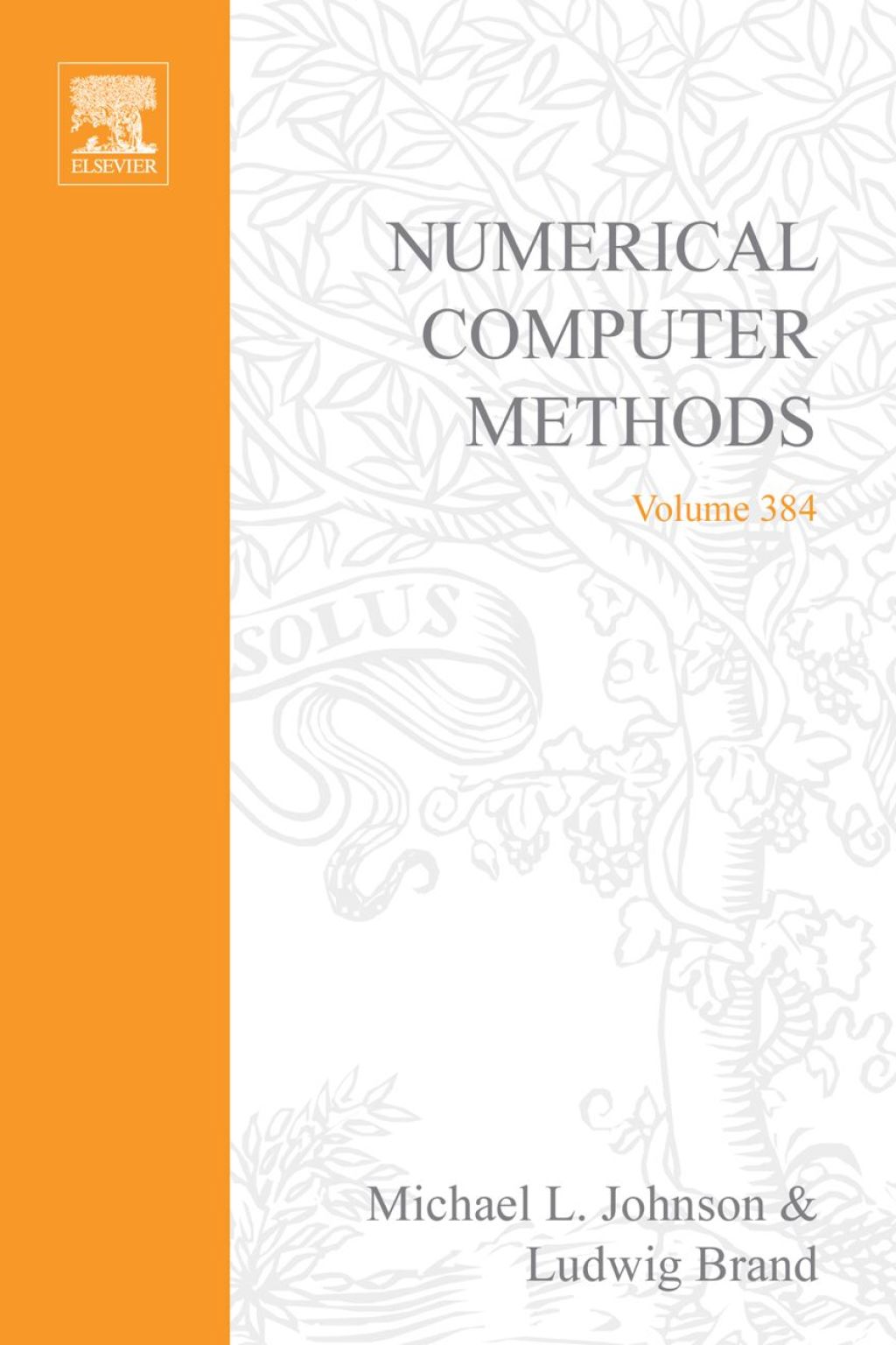 Numerical Computer Methods  Part E (eBook)