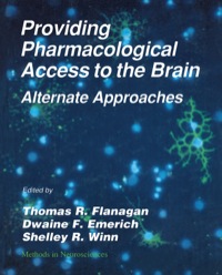 Imagen de portada: Providing Pharmacological Access to the Brain: Alternate Approaches 9780121852917