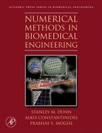 表紙画像: Numerical Methods in Biomedical Engineering 9780121860318