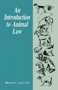Omslagafbeelding: An Introduction to Animal Law 9780121880309