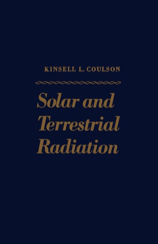 Cover image: Solar and Terrestrial Radiation: Methods and  Measurements 9780121929503