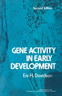 Cover image: Gene Activity in Early Development 2nd edition 9780122051609