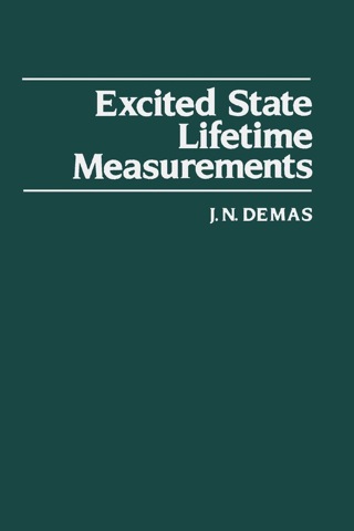 Cover image: Excited State Lifetime Measurements 1st edition 9780122089206