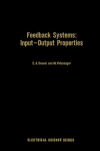 Imagen de portada: Feedback Systems: Input-output Properties 9780122120503