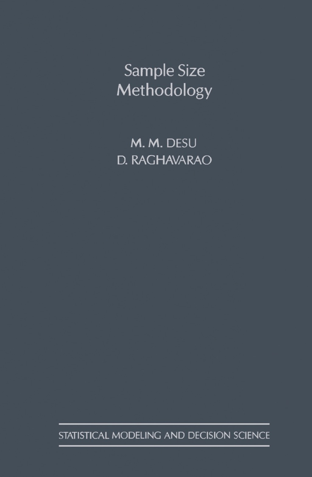 Sample Size Methodology (eBook)