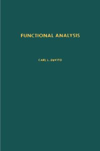 Cover image: Functional analysis 9780122132506