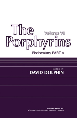 Immagine di copertina: The Porphyrins V6: Biochemistry, Part A 1st edition 9780122201066