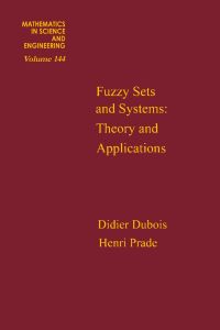 صورة الغلاف: Fuzzy Sets and Systems: Theory and Applications 9780122227509