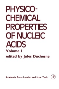 Titelbild: Electrical, Optical and Magnetic Properties of Nucleic acid and Components 9780122229015