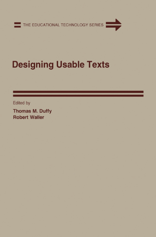 Cover image: Designing Usable Texts 9780122232602